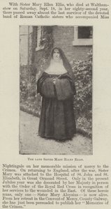Avlidna syster Mary Ellen Ellis av English Photographer