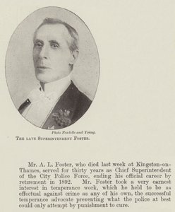 Den framlidne överintendenten Foster av English Photographer