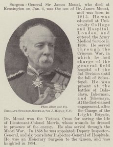 Den avlidne kirurgen-general Sir J Mouat, VC av English Photographer