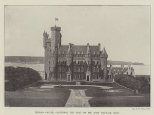 Thurso Castle, Caithness, säte för Sir John Sinclair, Baronet av English Photographer