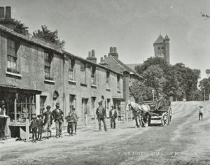 Tottenham Lane, Hornsey: fronthöjder, 1893 av English Photographer