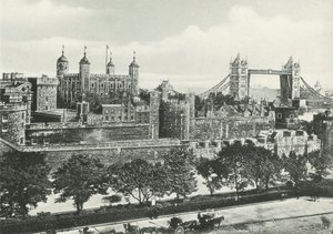 Tower of London och Tower Bridge av English Photographer