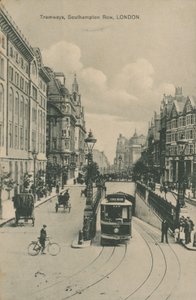 Spårvägar, Southampton Row, London av English Photographer