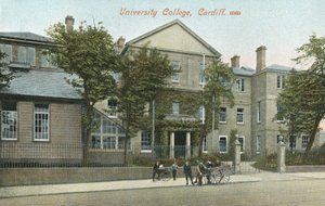 University College, Cardiff (färgfoto) av English Photographer