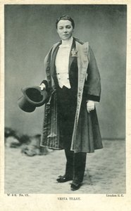 Vesta Tilley (s/v foto) av English Photographer