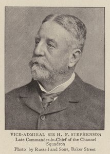 Viceamiral Sir H F Stephenson av English Photographer