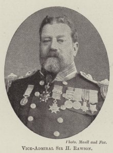 Viceamiral Sir H Rawson av English Photographer