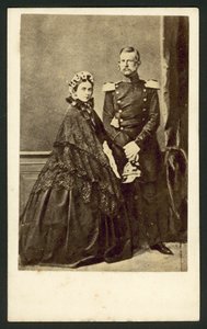 Victoria, Princess Royal och Prince Frederick av Preussen av English Photographer