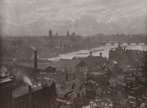 Utsikt från Golden Gallery, St Pauls, med utsikt mot sydväst av English Photographer