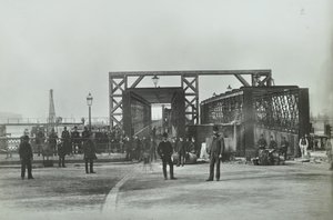 Utsikt över Woolwich Ferry, 1889 av English Photographer