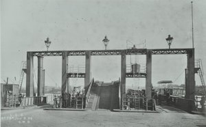 Utsikt över Woolwich Ferry, 1896 av English Photographer