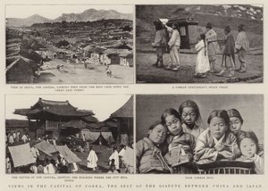 Utsikter i Koreas huvudstad, sätet för tvisten mellan Kina och Japan av English Photographer
