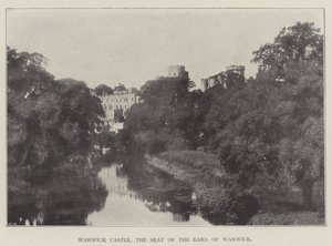 Warwick Castle, säte för Earl of Warwick av English Photographer