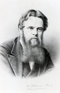 William Holman Hunt, gravyr efter ett fotografi, c.1865 av English Photographer