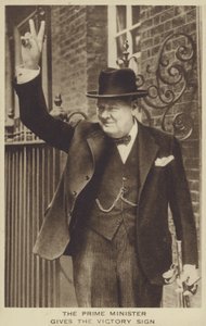 Winston Churchill (s/v foto) av English Photographer