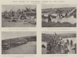 Med Buller till Ladysmith, Scener på Tugela