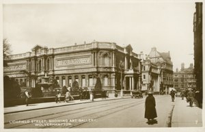 Wolverhampton Art Gallery, Lichfield Street (s/v foto) av English Photographer