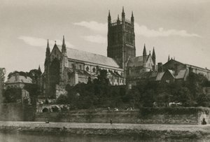 Worcester Cathedral, från sydväst av English Photographer