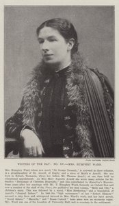 Dagens författare, Mrs Humphry Ward av English Photographer