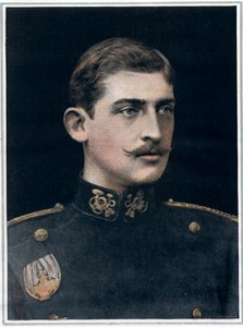 Porträtt av Ferdinand av Rumänien (1865-1927), kung av Rumänien.