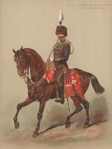 10:e prinsen av Wales egna kungliga husarer, officer, granskningsorder av English School