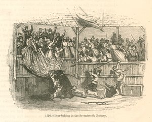 1800-talsrekonstruktion av en björn skapar panik av English School
