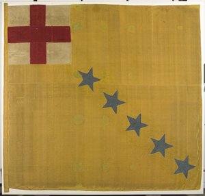 4:e kaptenens färg, Sir Gells regiment of infantry, 1646 ca. av English School