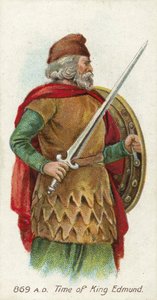 869 AD, kung Edmunds tid av English School