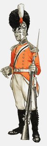 92:a. Hon. Artillery Co. Infanteridivisionen, menig 1803 av English School