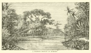 En bambubro i Borneo av English School