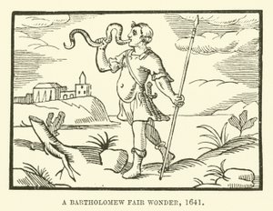 Ett underverk från Bartholomew Fair, 1641 av English School