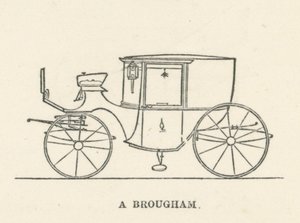 A Brougham (gravyr) av English School