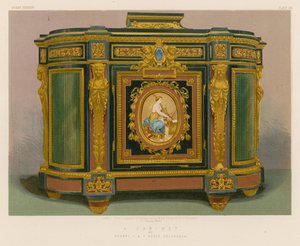 A Cabinet av Mrs J och T Scott, Edinburgh av English School