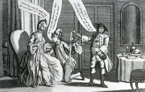En viss person i en dåres karaktär, 1770 av English School