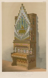 A Chancel Organ av Mrs Gray och Davison, London av English School