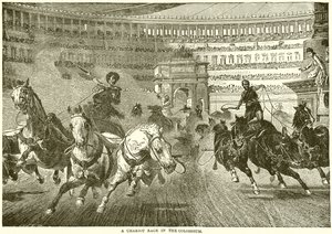 Ett vagnslopp i Colosseum av English School