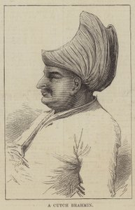 A Cutch Brahmin (gravyr) av English School