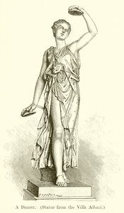 En dansare. (Staty från Villa Albani) av English School