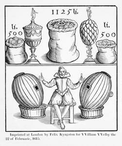 En förklaring som fastställer datumet för nästa dragning av det stora stående lotteriet för Virginia, tryckt av Felix Kyngston för William Welby, London, 1615 av English School