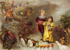 En dröm om jul (chromolitho) av English School