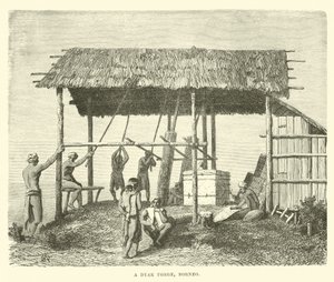 En Dyak-smedja, Borneo av English School