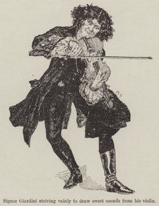 A Fiddle with One Tune, av R E Francillon (gravyr) av English School