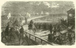 A Flag of Truce, december 1870 av English School