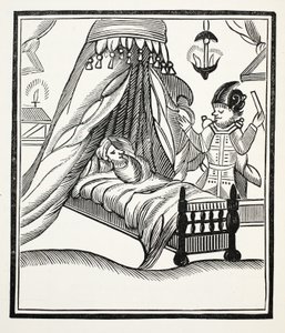 En fullständig, sann och speciell redogörelse, illustration från Chap-books of the Eighteenth Century av John Ashton, pub. 1882 av English School