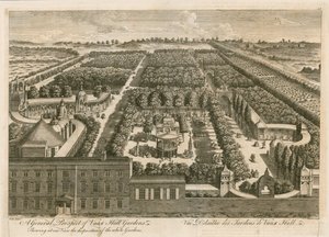 En allmän utsikt över Vauxhall Gardens av English School