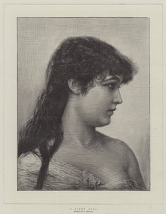 A Gipsy Girl (gravyr) av English School