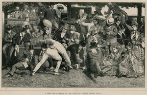 A Good Hit - en sketch på Eton och Harrow cricketmatch av English School