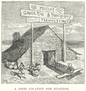 Ett bra läge för företag (gravyr) av English School