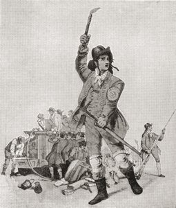 En brandman i London på 1790-talet. Från The Strand Magazine publicerad 1897. av English School