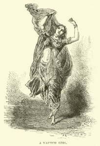 En Nautch Girl av English School